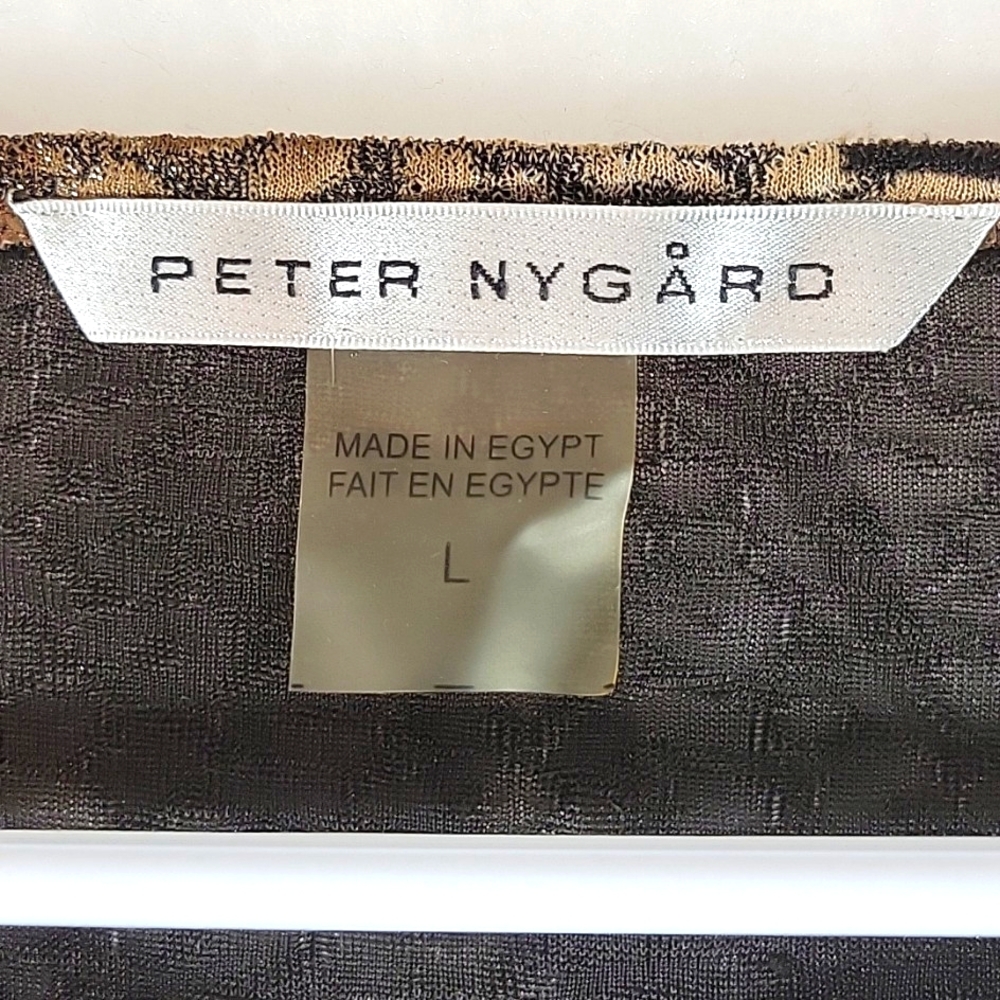 PETER NYGARD Embellished Pullover Top Size L - Picture 2 of 7